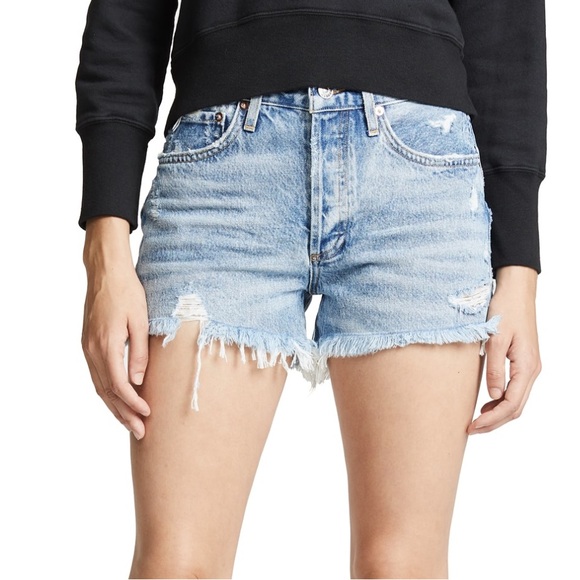 AGOLDE Parker Vintage Cutoff Shorts Size 26 - Picture 2 of 12